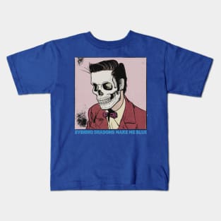 Evening Shadows Make Me Blue (Color) Kids T-Shirt